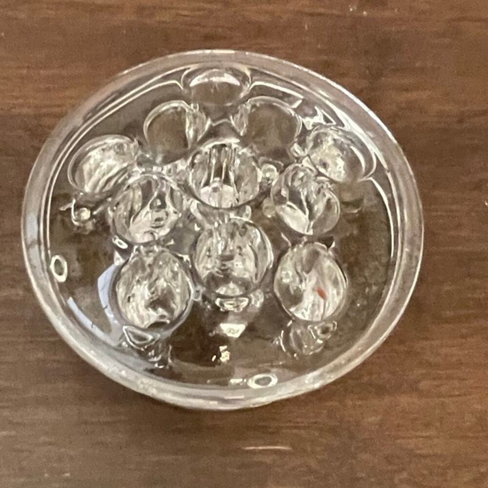Vintage Glass flower frog for flower arrangements